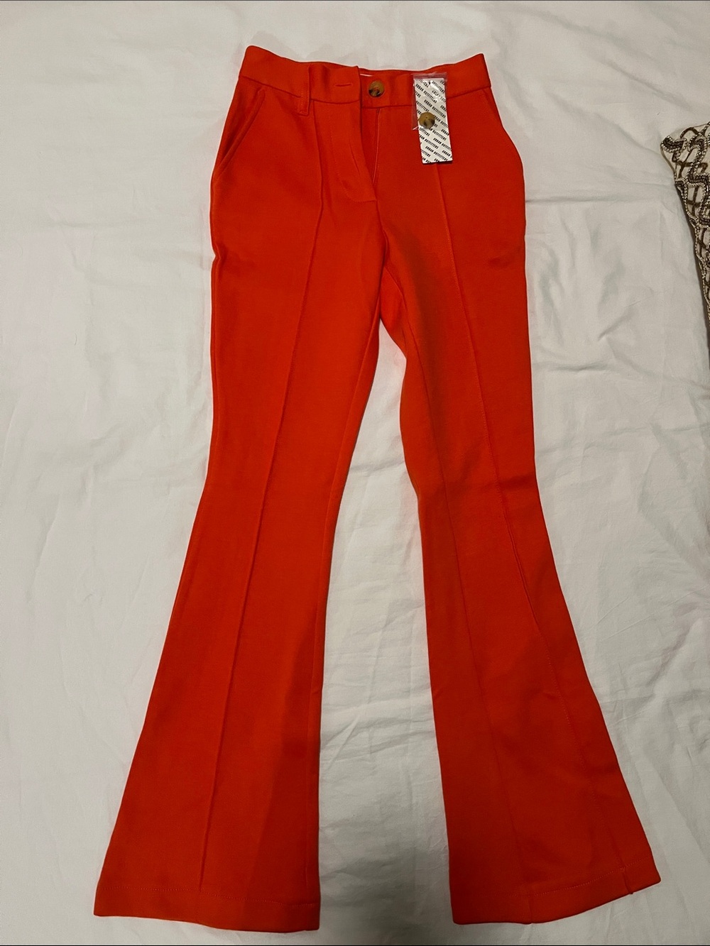Urban Outfitters Vibrant Red Flared Pants